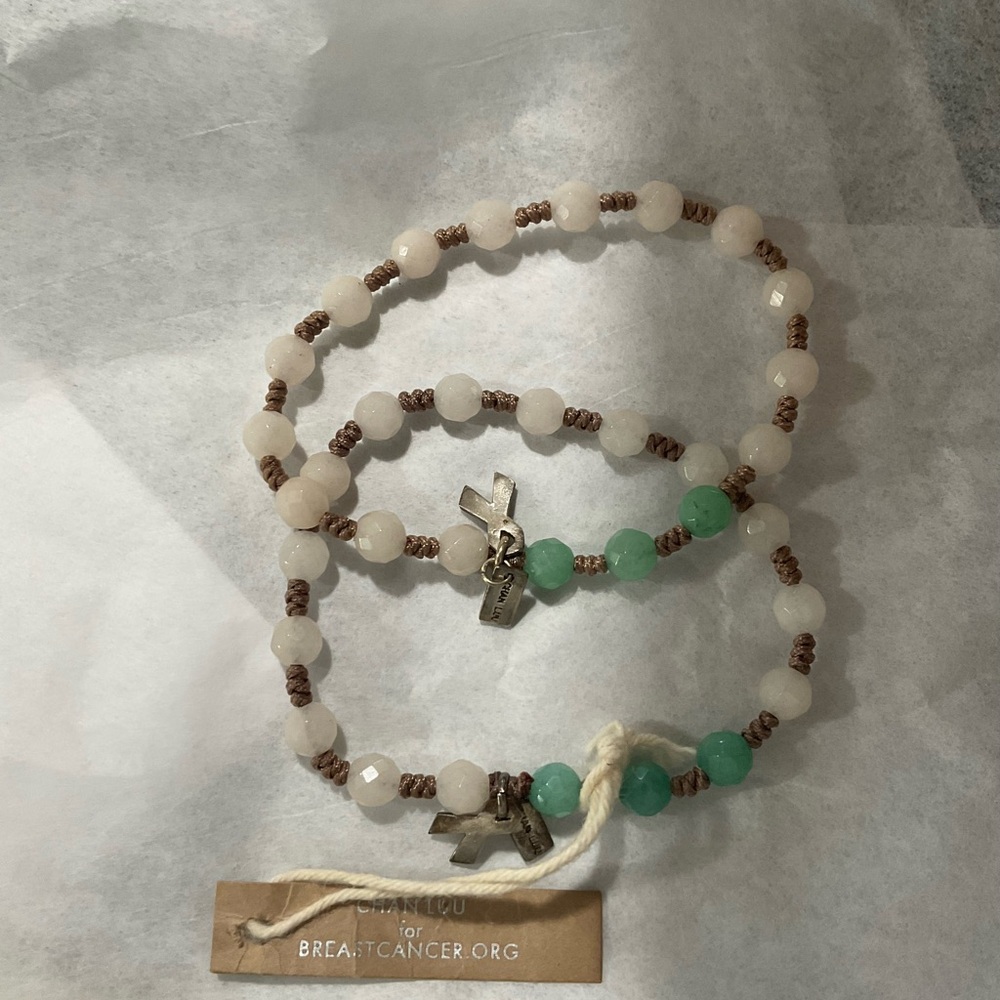 Chan Luu breast cancer bead bracelets